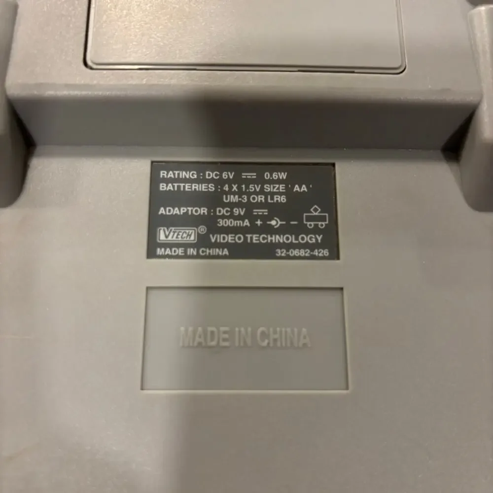 Vintage 1993 VTech Pre Computer Power Pad Laptop Kidcore Retro Tech Toy